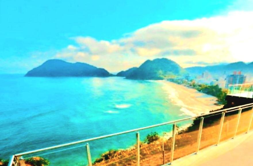 Apartamento Guarujá, praia Astúrias aconchegante Apartamento Exterior foto